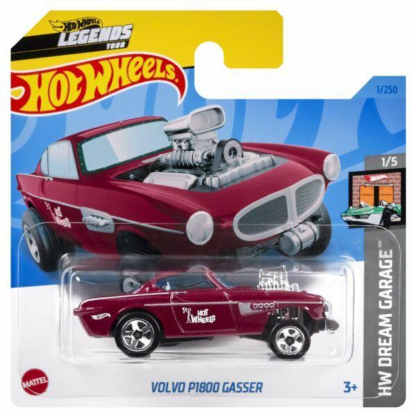 Машинка Хот Вілс 1:64 Volvo P1800 Gasser колекція HW Dream Garage Hot Wheels Mattel HKJ94