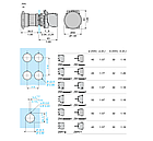 XB5AS8445 аварійна Кнопка ГРИБОК d 40мм 1НО+1НЗ повернення поворотом  ø22, 1NO+1NC, IP66,, фото 3