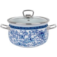 Каструля IDEA HOME 2210-2A/Каструля /люкс/cк.кр/20 см / 3.7 л/Tracery