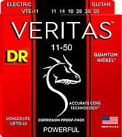 Струны для электрогитары DR VTE-11 Veritas Quantum Nickel Electric 11 50 GR, код: 6556361