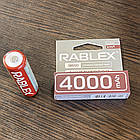 Акумуляторна Li-ion батарейка 18650 4000 mAh RABLEX 3.7 V для ліхтарів, павербанків, фото 3