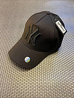 Черная кепка нью йорк мужчина кепка на лето женская фуражка унисекс Ynk - total black Toyvoo Чорна кепка нью