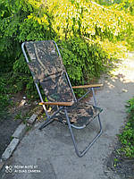 Раскладной стул для дачи "Пикник", Шезлонг для рыбалки, Раскладное кресло для отдыха на природе