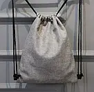Рюкзак з льону з логотипом від 100 шт., фото 4