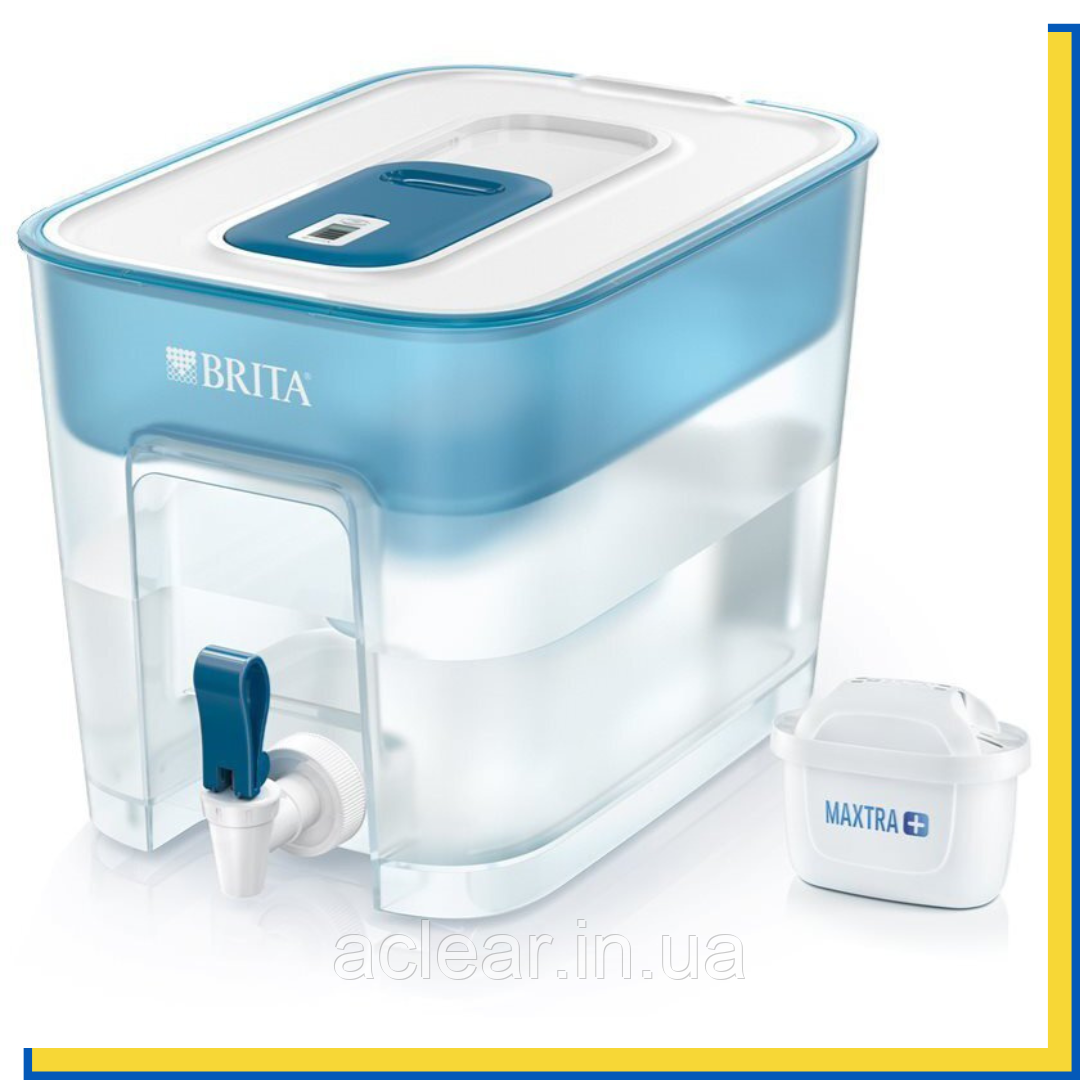 Фільтр-Диспенсер для води Brita Flow Memo синій 8.2 л (5.2 л очищеної води)