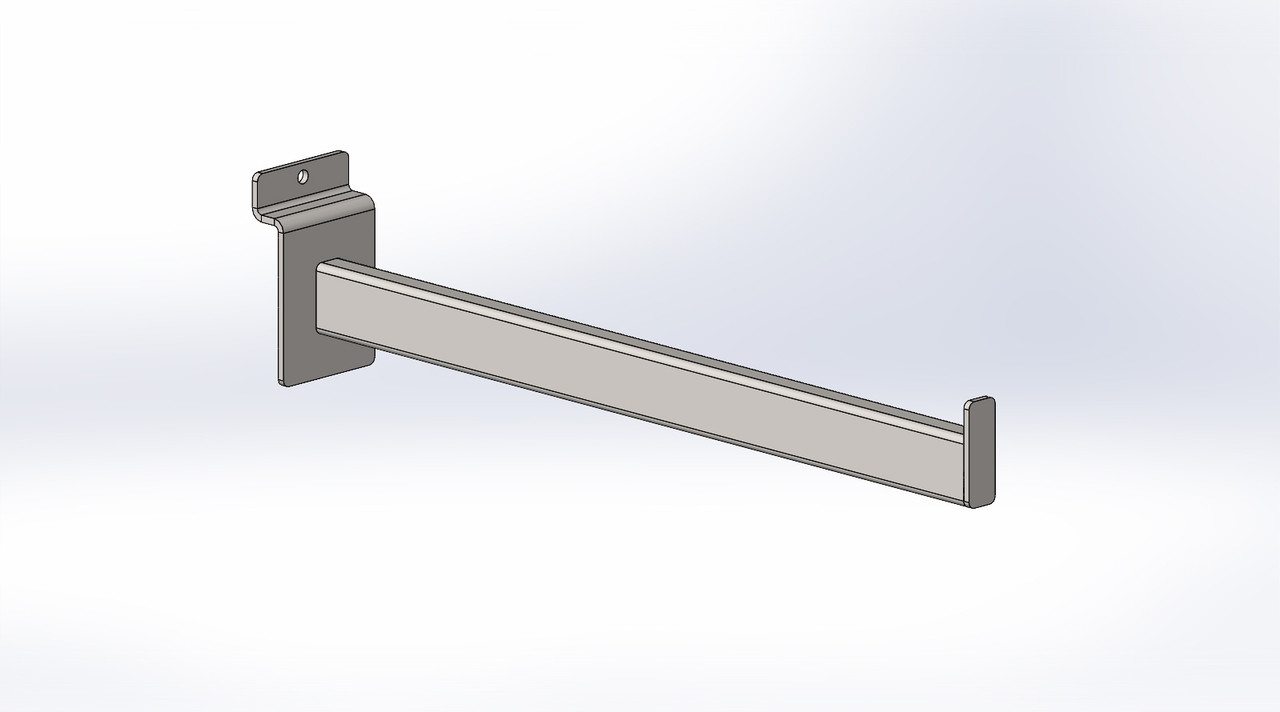 Вішалка пряма в економпанель для магазинів