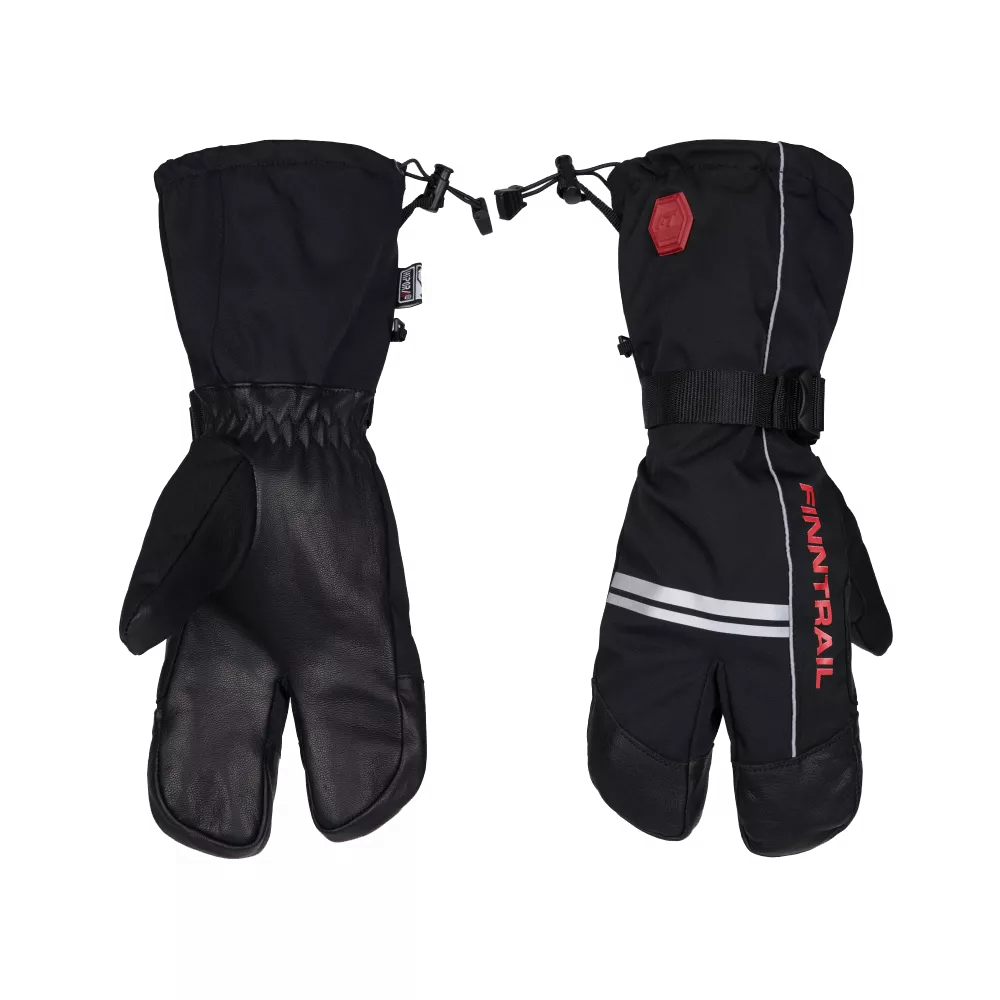РУКАВИЧКИ FINNTRAIL LOBSTER КОЛІР GRAPHITERED, фото 1