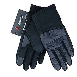 Рукавички чоловічі сенсорні водовідштовхувальні осінь-зима розмір L чорний