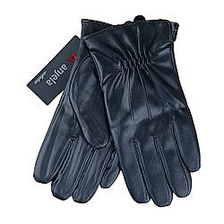 Рукавички чоловічі екошкіра на хутрі осінь-зима розмір 12 модель 1