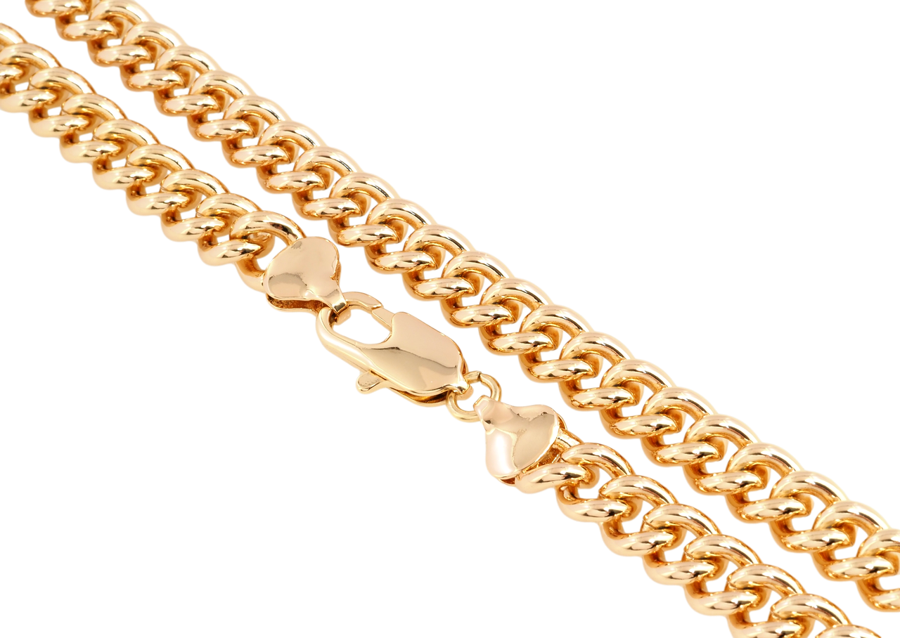 Ланцюжок Xuping Позолота 18K "Плетіння Панцирне" довжина 50см х 9мм