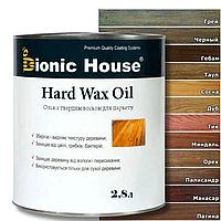 Масло-воск для паркета и деревянного пола Bionic House Hard Wax Oil 2.8 л Бесцветный