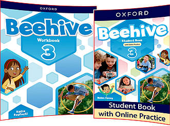 Beehive 3. Student's+Workbook. Комплект книг з англійської мови. Підручник+Зошит. Oxford