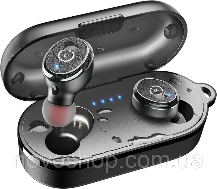 Бездротові навушники TOZO T10 Bluetooth Premium Deep Bass Touch Control