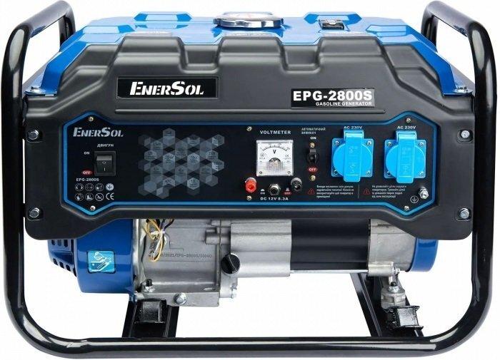Бензиновый генератор EnerSol EPG-2800S 2.5/2.8 кВт, 1 фаза, ручной старт - фото 2 - id-p1994653685