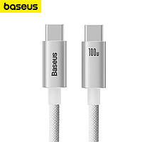 Кабель Baseus PD2.0 100W 20V 5A 1m White Type-C кабель быстрой зарядки