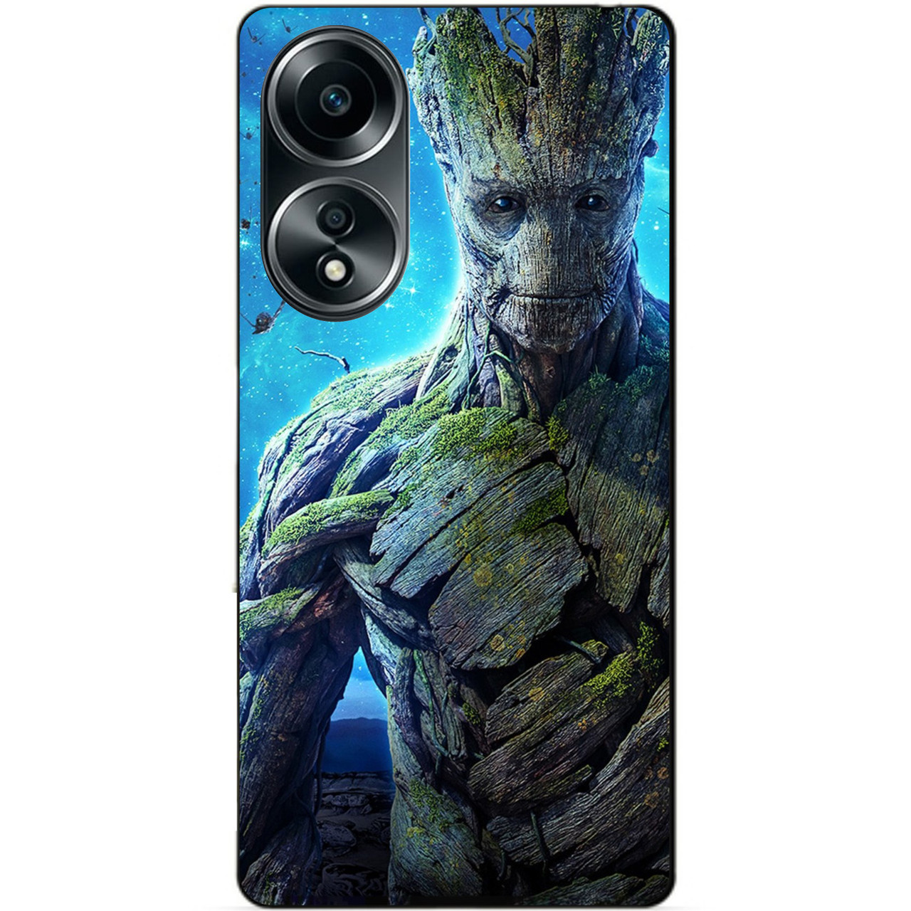 Силіконовий бампер чохол для Oppo A58 з малюнком Грут Groot Стражі Галактики