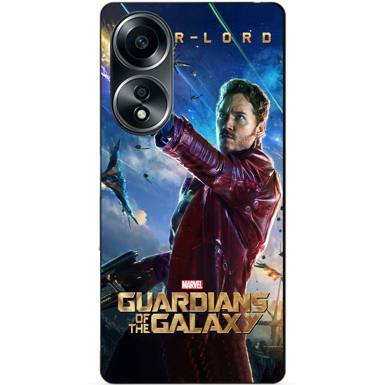 Силіконовий бампер чохол для Oppo A58 Зірковий Лорд Star-Lord Стражі Галактики