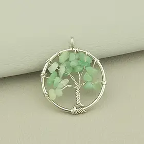 Кулон Нефрит 28x28мм.