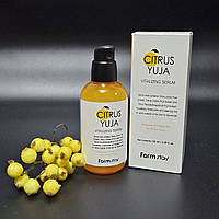 Сыворотка от пигментации с экстрактом юдзу FarmStay Citrus Yuja Vitalizing Serum 100мл