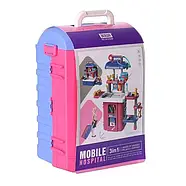 Набір лікаря іграшковий 3 в 1 (стетоскоп, шприц, окуляри, грілка, аксесуари, чемодан) 8123AP, фото 5