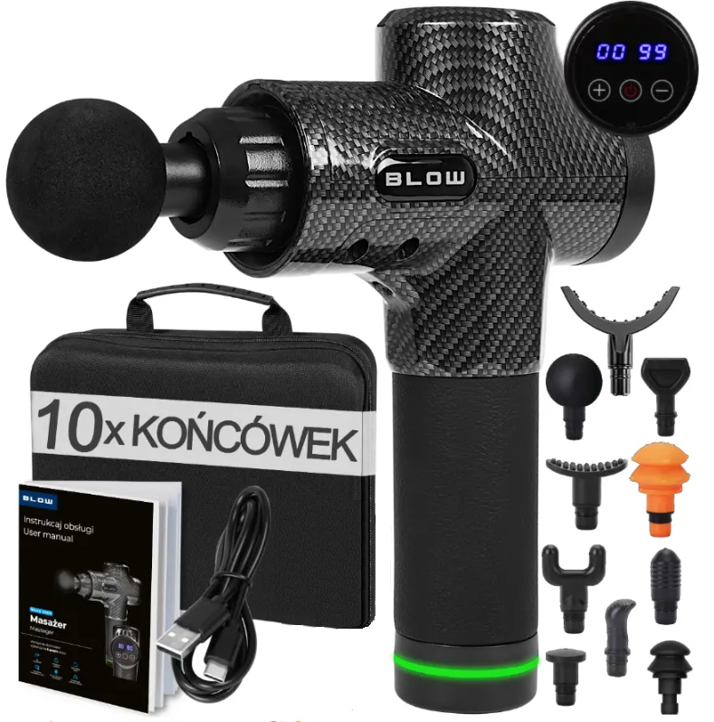 Перкусійний масажер Blow 100W (Польща), фото 1