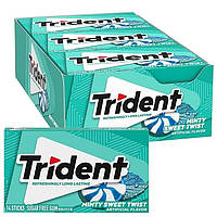 Жувальна гумка Trident Minty Sweet Twist Sugar Free Gum 12 шт