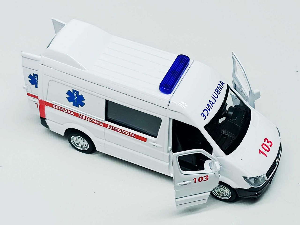 Машинка Techno "Mercedes benz sprinter" Швидка допомога 250344U