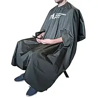 Пеньюар накидка парикмахерский с вырезами для рук SPL 905073-23 цвет черный