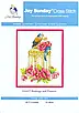Набір для вишивання за нанесеною на канву схемою  "Birdcage and Flowers".AIDA 14CT printed , 32*40 см, фото 3