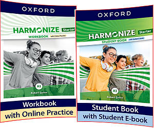 Harmonize Starter. Student's+Workbook. Комплект книг з англійської мови. Підручник+Зошит. Oxford