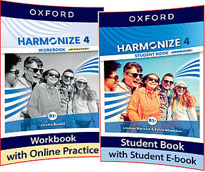 Harmonize 4. Student's+Workbook. Комплект книг з англійської мови. Підручник+Зошит. Oxford