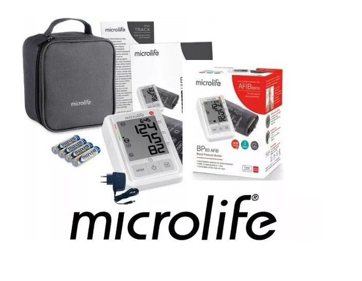 Тонометр Microlife BP B3 AFIB + манжета LUX 22-42см + мережевий адаптер 6V гарантія 5 років
