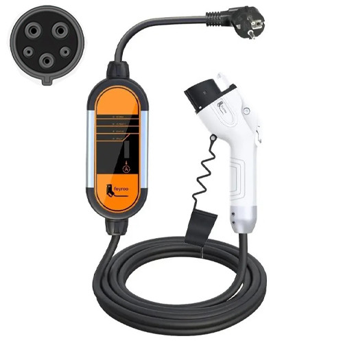 Зарядний пристрій для електромобіля Type1 1фаза 16 A 3.5 кВт, Feyree, фото 1