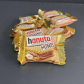 Цукерка "Hanuta Minis, Ханута", міні, з горішками