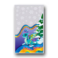 Фольгований пакет із новорічним малюнком 20х35 №30 "Дракон" 100 шт/уп. новорічна упаковка під цукерки