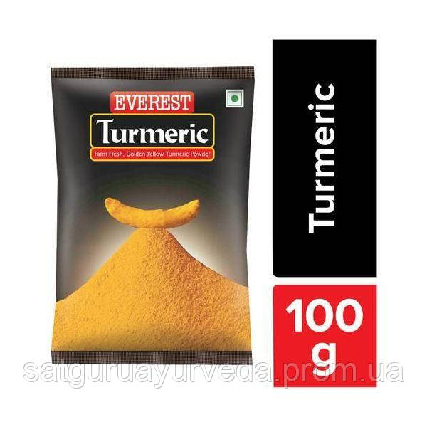Куркума мелена 100 г, Еверест; Turmeric powder 100 g, Everest
