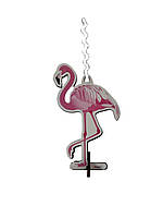 Акриловий топпер-свічка рожевий Фламінго