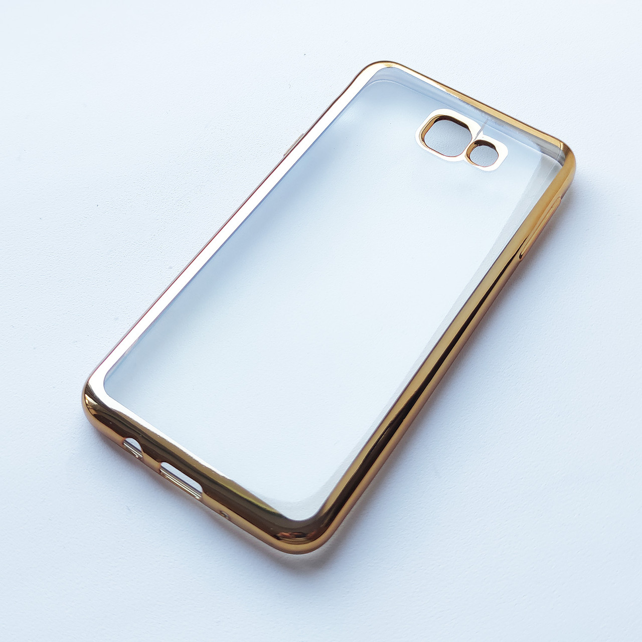 Чехол Silicone Frame прозрачный на Samsung G570 Galaxy J5 Prime Gold - фото 2 - id-p490961184