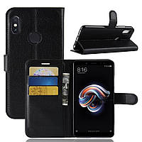 Чехол-книжка Litchie Wallet для Xiaomi Redmi Note 5 Черный