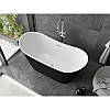 Чорно-біла ванна MEXEN MONTANA 150 см, фото 3