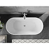 Чорно-біла ванна MEXEN FLAVIA 160 см, фото 4