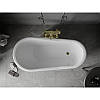 Біла ванна на золотих ніжках Mexen Retro 150 см, фото 4