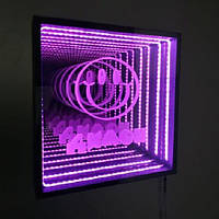 Дзеркало з ефектом нескінченності + лого TIA-SPORT