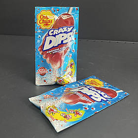 Цукерка Чупа Чупс пятка "Chupa Chups. Crazy Dips"- кола 14 грам