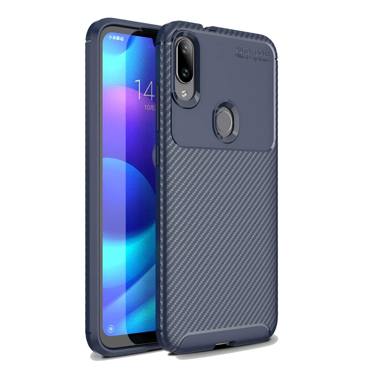 Чохол Carbon Case Xiaomi Mi Play Синій