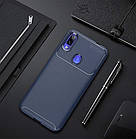 Чохол Carbon Case Xiaomi Redmi Note 7 Pro Синій, фото 2