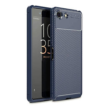 Чохол Carbon Case Sony Xperia Ace Синій