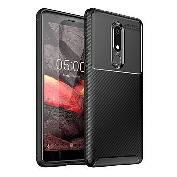 Чохол Carbon Case Nokia 5.1 Чорний