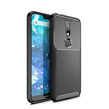 Чохол Carbon Case Nokia 7.1 Чорний