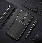 Чохол Carbon Case Nokia 7.1 Чорний, фото 2